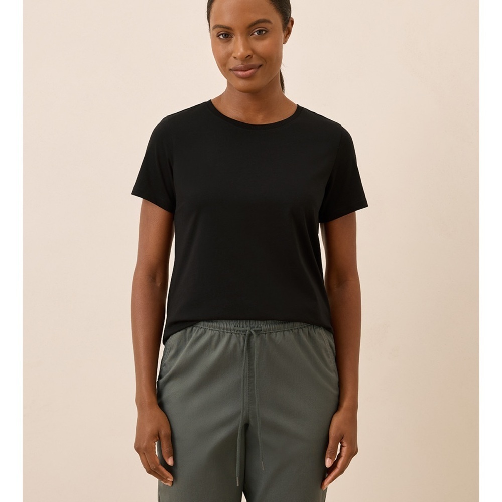 Pact navy Short Sleeve Women's Tee